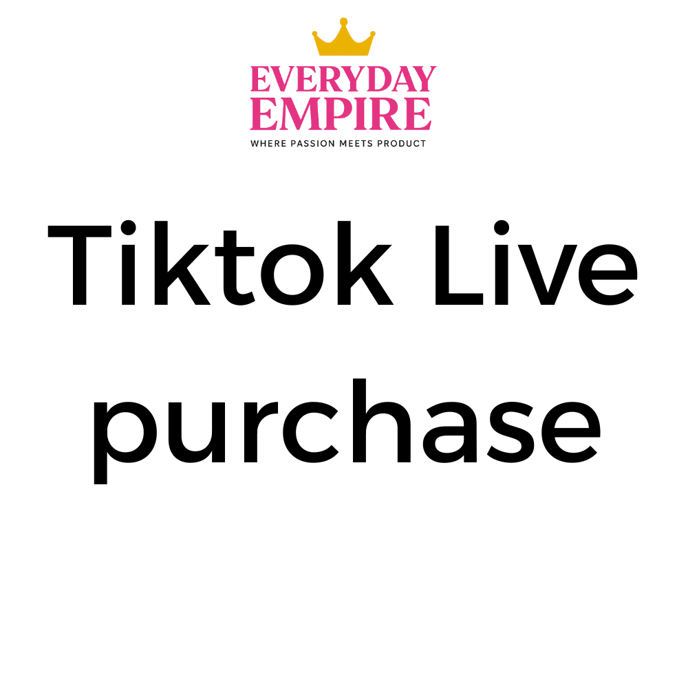 Tiktok Live purchase