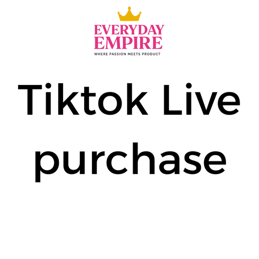 Tiktok Live purchase